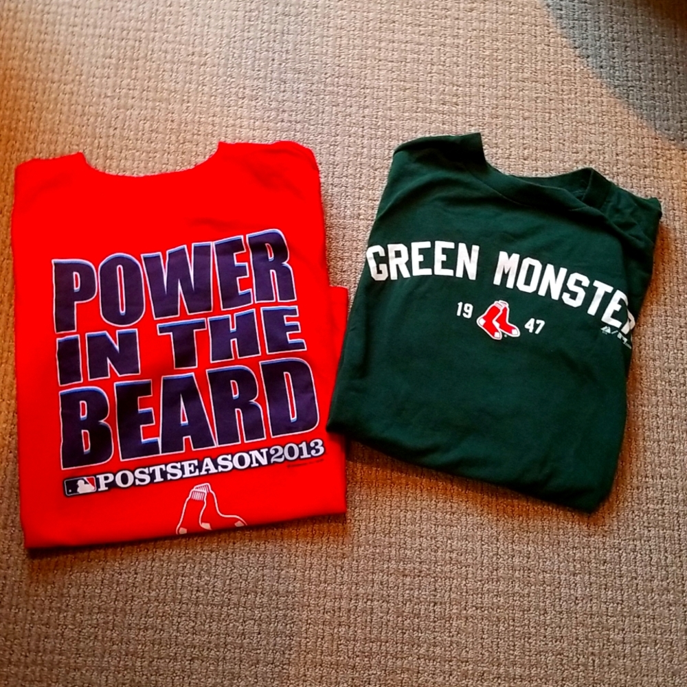 - - Red Sox Men's tshirts  Size L
